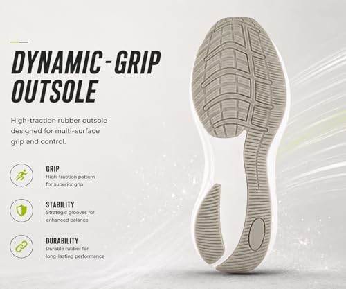 Image of Kraasa Men's Running Shoes | Breathable Mesh Upper | Lightweight Phylon Sole | Cushioned EVA Insole | Comfortable Sports & Casual Sneakers for Gym, Walking & Daily Use
