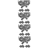 Tofficu 200 Piezas Mini Ladrillos Tejas de jardín Modelo de Tejas Mini a Granel Escala casa Miniatura casa en Miniatura decoración Modelos de Tejas pequeñas Tejas Falsas realistas Arcilla