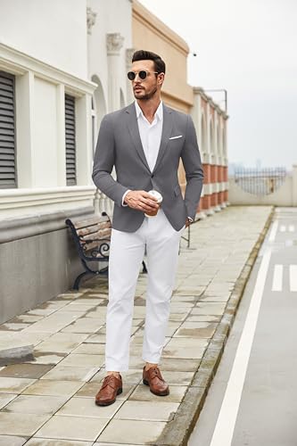 Image of COOFANDY Mens Casual Blazer Suit Jackets One Button Sport Coats Lightweight Business Sports Jackets