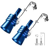 Car Turbo Sound Whistle，Exhaust Sound Enhancer，Turbo Sound Whistle Exhaust Pipe，Car Turbine Whistle，Turbo Whistles For Your Exhaust(XL-2PCS) (Blue)