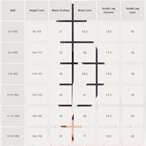 Kids Equestrian Riding Tights - Full Silicone Seat Grip - 4-Way Stretch Fabric - Dual Phone Pockets - Deep Elastic Waistband - Polyester & Elastane Blend - Machine Washable - Navy Blue - 13-14YR - 5