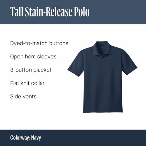 Port Authority Tall Stain-Release Polo Shirt miniatura 5