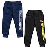Transformers Optimus Prime Bumblebee Toddler Boys Fleece 2 Pack Pants Blue/Black 4T