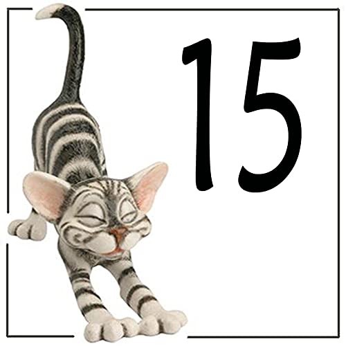 Azul'Decor35 Plaque numéro de Rue personnalisé au Choix - Carreau de Faience de 15,2 x15,2cm Cover