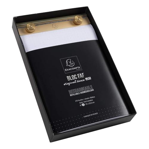 Bloc de escritorio Exacompta FAF recargable con base estable de metal n.º 4 3
