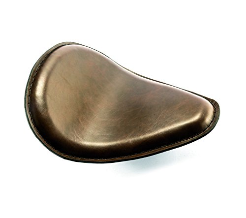 Selle Harley Sportster 883/1200 style old school marron pour moto Custom SI0001T