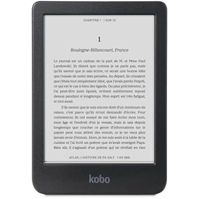 Kobo Clara BW | eReader | 6 Glare-Free Touchscreen with ComfortLight PRO | Dark Mode Option | Audiobooks | Waterproof | 16GB of Storage | Black
