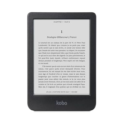 Kobo Clara BW eReader, 6” Touchscreen, Waterproof, 16GB, Black