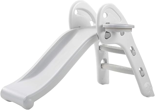Amazon Issho すべり台 滑り台 折畳 コンパクト 室内 室外 折りたたみ 収納 室内遊具 屋外遊具 ホワイト グレー 赤ちゃん ベビー 幼児 子供 誕生日プレゼント グレー すべり台 おもちゃ