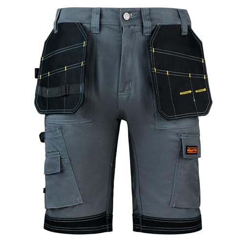 Short d'été cargo de chantier WrightFits idéal pour les maçons et artisans en plein soleil