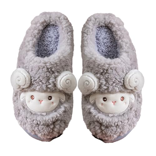 [ZNEL] ���킢������̓������X���b�p���f�B�[�X�E�����Y�ӂ�ӂ�ŐS�n�悭�Q���p�z�[���V���[�Y�����E���O�p(38/39 EU, Gray-Sheep)