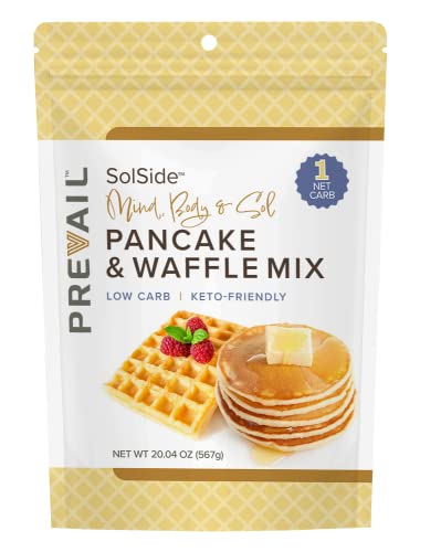 Valentus Prevail Keto Pancake & Waffle Solside Single Pack Easy To Make - Fluffy And Flavorful Keto Friendly Pancake & Waffle Solside 20.04Oz #TOP24