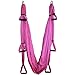Karriw Aerial Yoga Swing - Strong Hammock Sling Inversion Tool for Aerial Yoga Antigravity Inversion Exercises (Pink)