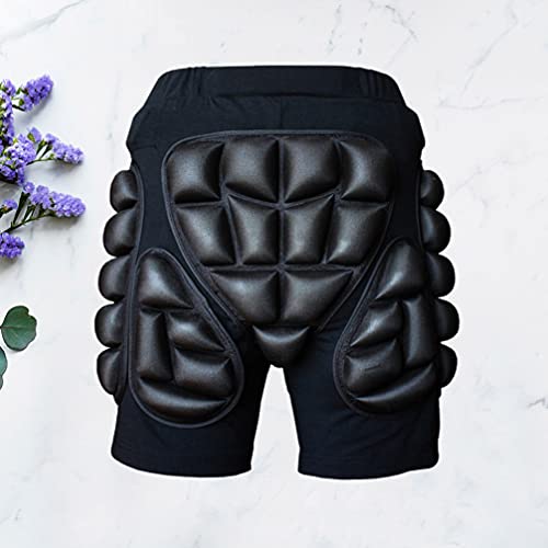 INOOMP 3 Pecas Skate Adulto Shorts Acolchoados Shorts Infantis Shorts De Ginástica Calções De Exercí