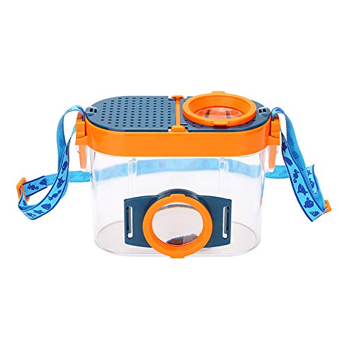 Caixa de inspeção de insetos com ampliações 2.6X e 4.5X Microscópio coletor e visualizador de inseto