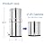 FACHIOO 2.25 Gallon Stainless Steel Gravity-Fed Water Filter System with 2 White Ceramics Purification Washable Filter, Portable Countertop Filter System for Home and Outdoor Camping Use