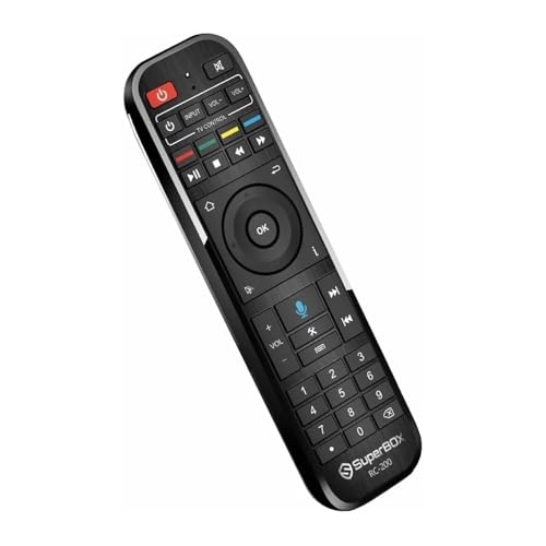 RC-200 Voice Remote Control for Super Smart TV Box S5 Pro S5 Max S6 Pro S6 Max S6 Ultra