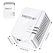 TRENDnet Powerline 1300 AV2 Adapter Kit, Includes 2 x TPL-422E Powerline Ethernet Adapters, IEEE 1905.1 & IEEE 1901, Gigabit Port, Range Up to 300m (984 ft), Simple Installation, White, TPL-422E2K
