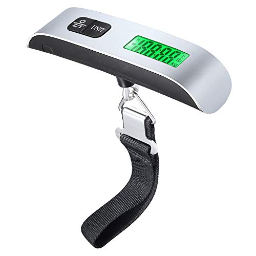 Preisvergleich Produktbild Manfore Kofferwaage Digital, Silikonknöpfe Tragbare Waage, Tragbare elektronische Waage, Gepäckwaage Handwaage fur Reisen
