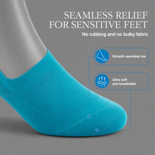 Image of BAMBOOVEN Ankle Socks for Women Thin Bamboo Rayon Low Cut Socks 3 /6 /8 /12 P