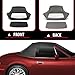 Convertible Soft Top Plastic Window Heated Glass Window Compatible with BMW Z3 & M Roadster Convertibles 1996-2002 Fit BMW E36 1996-2002 Black