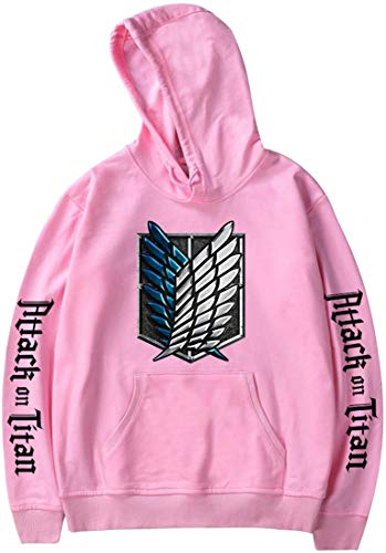 PANOZON Sudadera Attack on Titan para Hombre Chaqueta de Anime con Capucha...