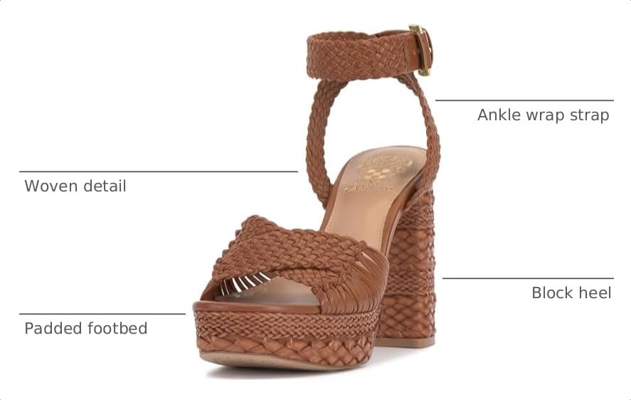 Image of Vince Camuto Pessa Woven Platform Sandals