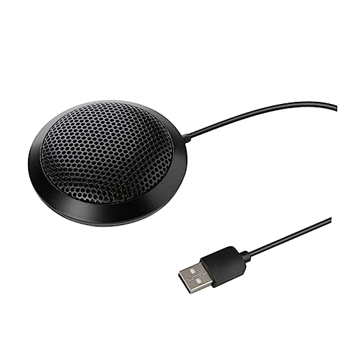 CIYODO USB Microphone with Pickup Compact Design for Sound Noise Reduction for Gaming Streaming Podcasting and Recording USB Connector Style