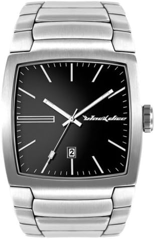 Flow Men's Watch in Silver with Black Dial