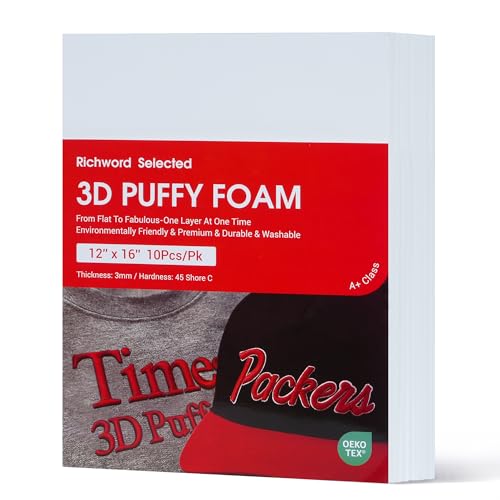 Embroidery Puffy Foam Richword Selected 12