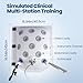 Laparoscopic Trainer Kit - Lap Simulator for Minimally Invasive Surgery Training, Includes Training Box, Instruments & Interchangeable Modules - Ideal for Medical Students & Clinical Skills Labs