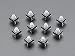 Adafruit 3101 Soft Tactile Button 8mm 10 Count
