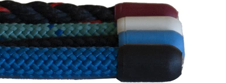 ULTRAPES - Pure Spectra core with Polyester Cover- Sell by Foot (Red and White Flecks, 8mm ~ 5/16