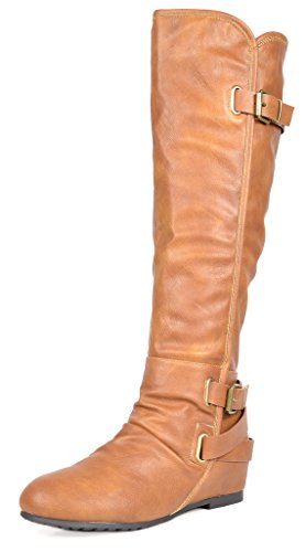 Preisvergleich Produktbild DREAM PAIRS Damen AKRIS, Camel Polyurethane, 35 M EU