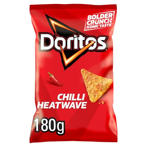 Doritos Chilli Heatwave Tortilla Chips Sharing Bag Crisps 180G