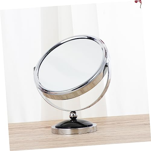 Baluue espejo maquillaje giratorio negro 360° miniatura 2