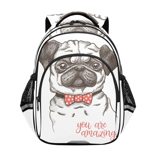 Sac à dos d'école léger adolescents sac ordinateur portable 16.9 pouces voyage travail M