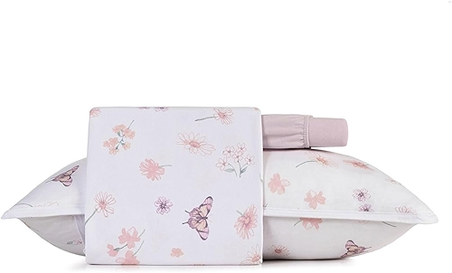 Jogo cama simples 2pc Mundo Kids Malha - Jardim Mágico Composê - Solteiro