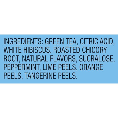 Image of Lipton Ice Tea Infuse Green Tea Citrus Cold Brew Tea Bags for On-The-Go or At Home 10 Tea Bags (Pack of 9)