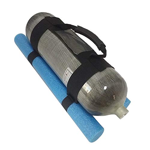 6.8L/9L/Scuba Diving Tank Heavy Duty Webbing Scuba Air Tank Band Adjustable Cylinder Holder Carrying Strap with Comfort Handle (9LTank Carrier)