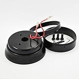 Flashpower 3 Bolt Steering Wheel Adapter Boss Kit Black Compatible with Ford Mustang Thunderbird 1964-69, MERCURY 1965-1969