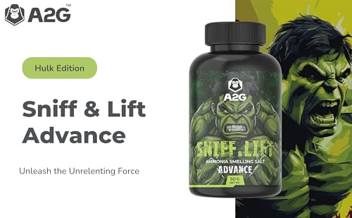 A2G Sniff & Lift Ammonia Smelling Salt | THE HULK EDITION : Unleash the Gamma, Ignite the Fury | For Advanced Lifters | A2G Lifestyle (Hulk Edition) - Image 4