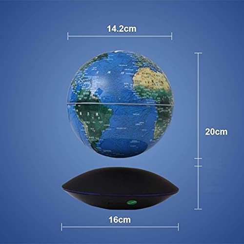 Globo flutuante magnético Globo girando 360 graus Mapa do mundo Globo Suspensão magnética enfeites a