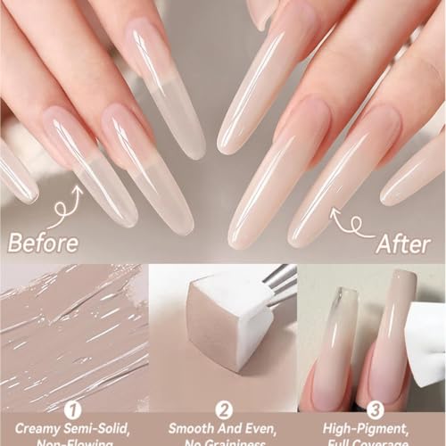 Esmalte en Gel de Color de Uñas tipo gel palmaditas pegamento gradiente 5