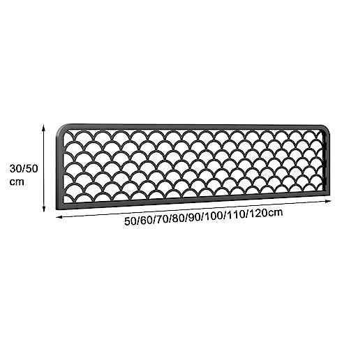 Diviseur en métal creux durable 50x70cm décor de table chic - 6