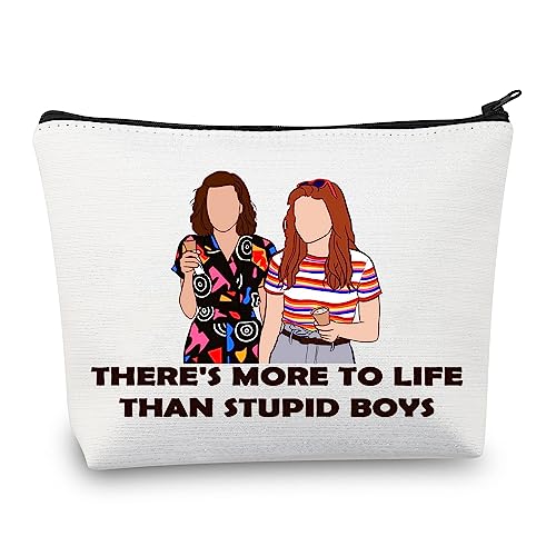 BDPWSS Scary Movie Merchandise Makeup Bag There's More To Life Than Stupid Boys Horror TV Show Gift Scary Movie Fan Gift (Stupid Boys)
