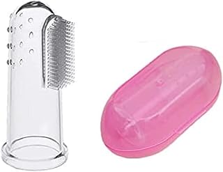 Wavva® Baby Finger Toothbrush for Training Teething - Infant & Toddler & Kids Tooth Brush Soft Babies Toothbrushes Oral Cleaning Massager to Train Your Child Healthy Oral Habits Pack of 1-picture-11