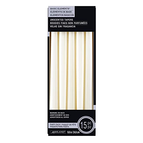 Basic Elements™ Ivory Unscented Taper Party Pack by Ashland®