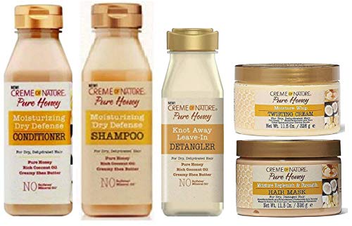 Creme Of Nature Pure Honey ( 5 PCS Combo Set )