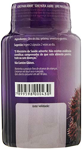 Óleo De Chia Fitoway 500mg - 60 Cáps, Fitoway